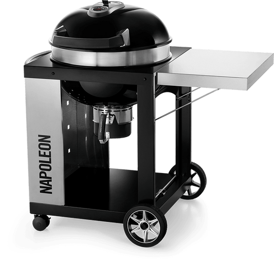 PRO CART Charcoal Kettle Grill, Black